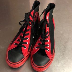 Red & Black Converse